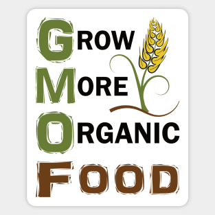 GMO Against Slogan Magnet